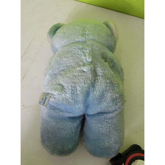 Vintage Teddy Bear "Musical Bears" Blue Animal Playthings Inc Plush Toy 1986 Vtg - Picture 4 of 7
